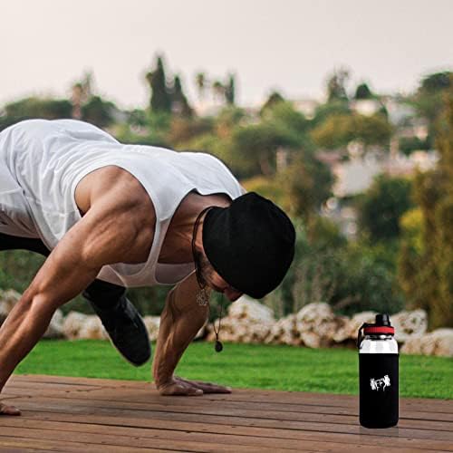 Diller 1 Litre Glass Water Bottles 1L Borosilicate Bottle Large Clear Water Bottle 1000ML/800ML H376 (1000ml, A)