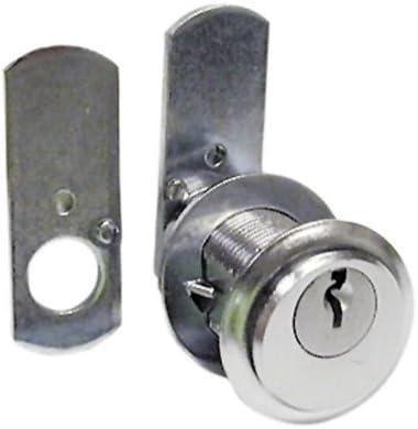 N8103 26D 107 1-.19 in. Cylinder Key 107 Pin Tumbler Locks - Dull Chrome