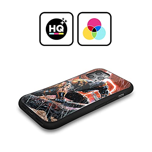 Head Case Designs Officially Licensed Justice League Dc Comics Vol. 1 Gods Of War Deathstroke Comic Art Hybrid Case Compatible With Apple Iphone 13 #TOP1