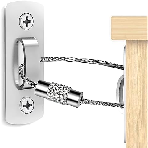 Furniture Anchors for Baby Proofing(12 Pack), 2024 Upgraded Furniture Anchors, Secure 400 Pound Wall Anchors for Furniture Prevent Falling Anti Tip Earthquake Straps for Child Baby Safety Cover