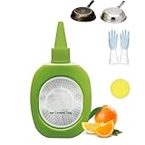 Rimuovi macchie e sporcizia dal fondo delle pentole, detergente per pentole in acciaio inossidabile, potente rimozione residui bruciati, per pentol-e in acciaio inossidabile (1PC)