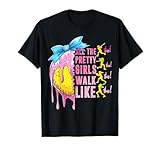 All The Pretty Girls Walk Like This Softball Lover Sport Fan T-Shirt