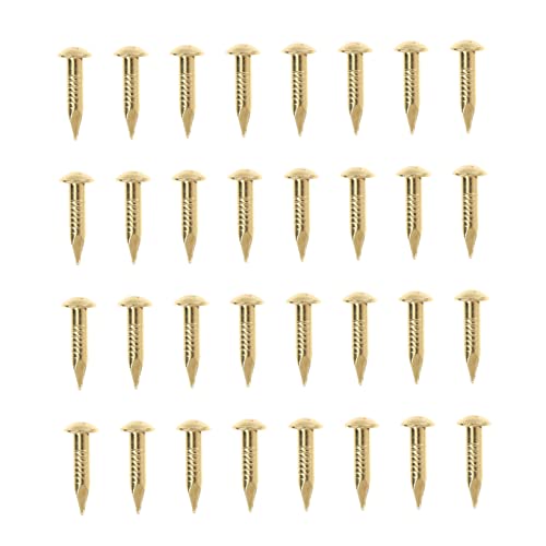 Clavos para muebles con cabeza redonda de cobre puro 285 piezas para manualidades miniatura 1