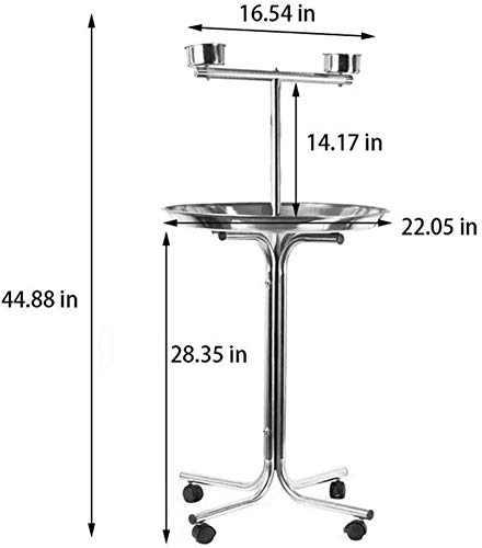 ステンレス製鳥用スタンド Amazon.co.jp: 鳥プレイは遊び場玩具、バードケージオウム
