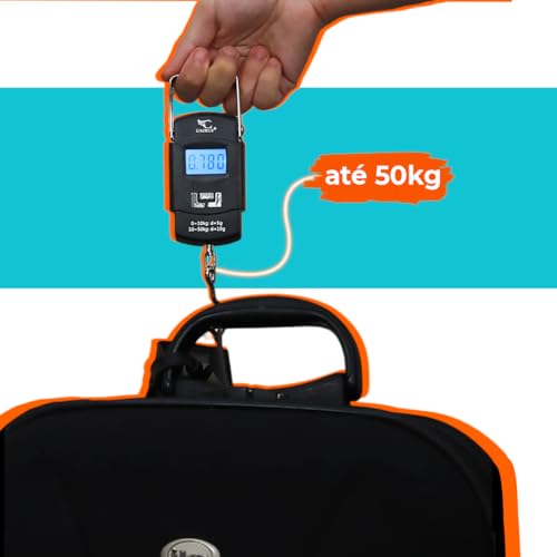 Balança de Mão Digital Portátil Para Mala Pesca Bagagem Até 50Kg