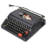 【Élégante et simple】 Inspirée du design des machines à écrire antiques du passé, cette machine à écrire puissante et belle ajoute à l'esthétique de toute maison éclectique. Disponible en noir classique et blanc élégant.