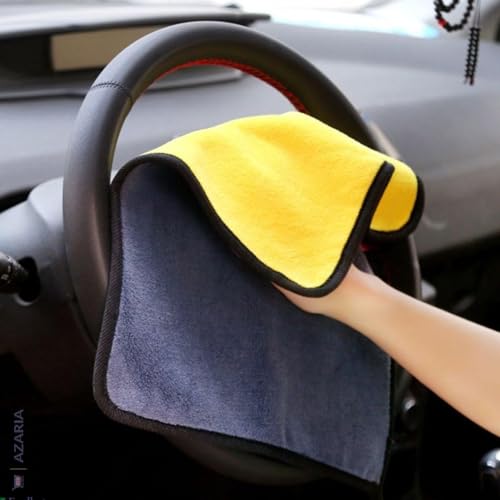 Image of Microfiber Car Duster Kit|Interior & Exterior Car Cleaning Detailing Tool|Scratch & Lint Free, Pollen Removing|Extendable Long Handle Duster for Car, SUV, & Motorcycle(5PCS)