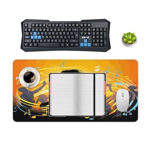 Dance Music Desk Mat alfombrilla grande antideslizante miniatura 4