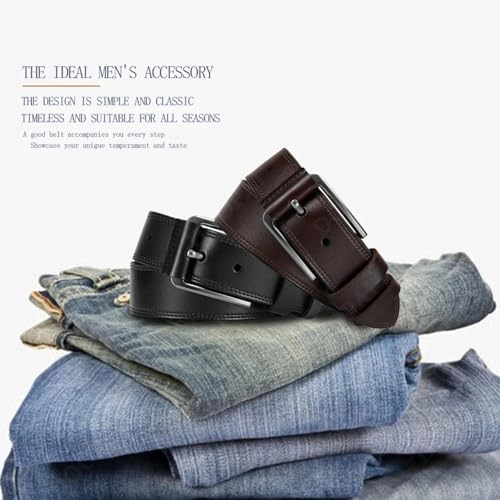 Men's Casual Belt - Vintage Antique Buckle Needle, Premium Leather For Enduring Style4