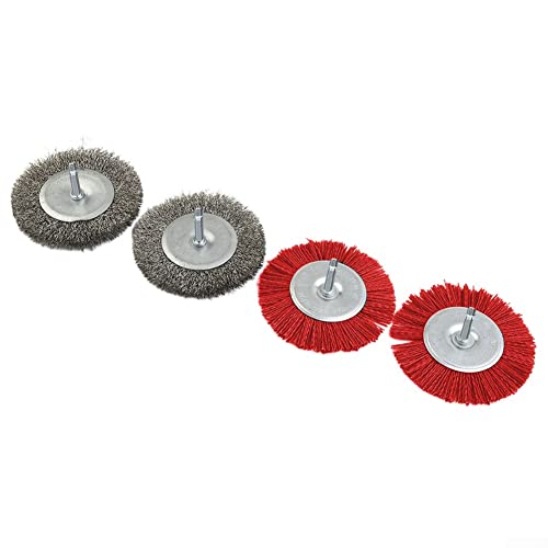 4pcs Electric Grout Brushes, EFB Grout Cleaner Model 2022 Includes Byron Brush and Wire Brush