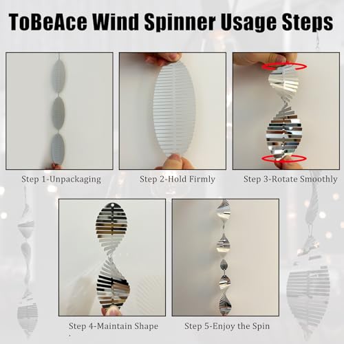 Image of Stainless Steel Bird Deterrents for Outside,3D Wind Spinners Outdoor Decor,12 Discs Reflective Bird Scare Discs 4 Set Bird Reflectors to Keep Woodpecker Pigeon Away from House Window Patio Yard Porch
