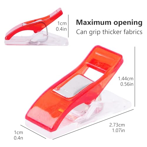 Miniatura 2 de 50 Clips De Plástico De Alta Calidad, Nociones De Costura Para Costura, Suministros De Acolchado, Herramientas De Manualidades, Clips De Costura, Suministros De Costura, Colores Surtidos Para