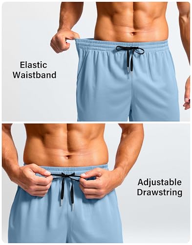 Image of G Gradual Men's Athletic Workout Shorts with Pockets 5 inch /7 inch /9 inch Lightweight Quick Dry Gym Basketball Running Shorts for Men