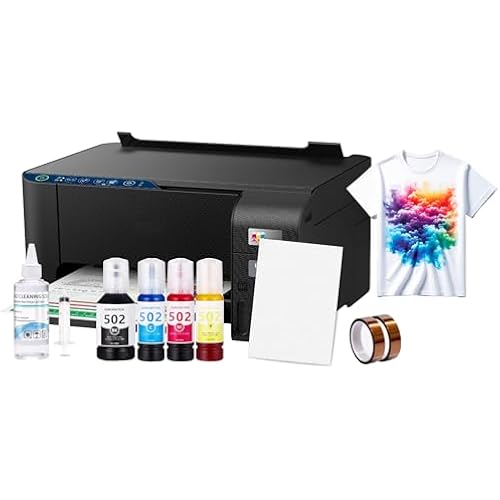 Generic Sublimation Heat Transfer Image Printing for T-shirts Ceramic Mugs Bags Heat Press Printer Bundle