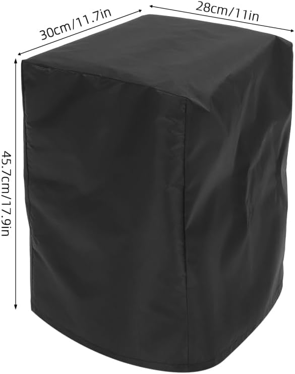 ibasenice Outdoor Audio Dust Cover Weatherproof Oxford Fabric Speaker Cover for Protection against Rain and Dust Fits Most Outdoor Speakers 17.99 X 11.81 X 11.02 Inch - Image 4