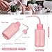 Patikil 150ml 5oz Succulent Eyelash Tattoo Wash, 18 Pcs Plastic Watering Squeeze Rinse Bottle for Plant Eyelash Extensions Irrigation Lab Gap Cleaning, Pink