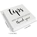 Thank You Gifts for Women Men - Rustic Tips Are Appreciated Thank You Wood Sign Home Office Cubicle Desk Shelf Table Wall Tabletop Decorations 5×5 Inches