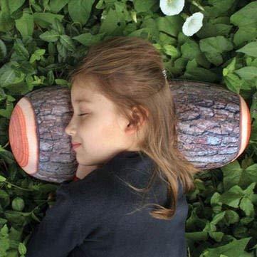 The Purple Tree Quirky Wood Log Cushion Bolster Pillow(Pack of 1 , 12x18 inch , Velvet) Kids Cushion , Soft Toy , Soft Plush Pillow , cot Cushion , Nursery décor , Baby Cushion - Image 2 thumbnail
