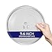 Small 9.6" / 24.5cm Microwave Glass Plate/Microwave Glass Turntable Plate Replacement - For Small Microwaves