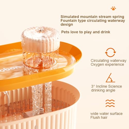 Fuente de agua automática para gatos y perros 2L miniatura 2