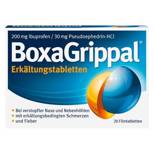 BoxaGrippal BOXAGRIPPAL Erkältungstabletten 200 mg/30 mg FTA - 20 St Filmtablett