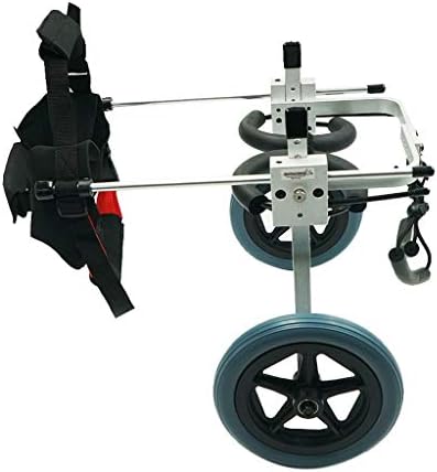 Wheelchair for Dogs, Pet Wheelchairs for Medium/Large Dogs, Dog Walker Hind Legs Rehabilitation, Pet Cat Dog Carts for Back Legs (Size : Small)