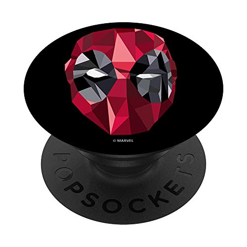 Marvel Deadpool Squint Poly Mask PopSockets PopGrip: Swappable Grip for Phones & Tablets