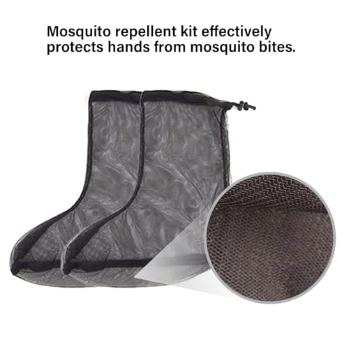 Guante Protector contra Mosquitos Cubierta para Pie al Aire Libre Malla Transpirable Guante de Malla para Caza y Pesca Color 2 miniatura 5