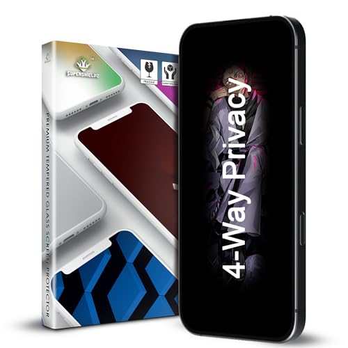 Image of Supershieldz NeoGuard True 360 Privacy Tempered Glass Screen Protector Guard for iPhone 16 Pro Max, 9H Hardness, Anti-Static, Case-Friendly, Easy Installation Kit - 1 Pack