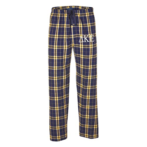 Delta Kappa Epsilon Flannel Pajama Pants- Deke Fraternity Sleepwear Pj Bottoms