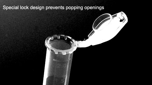 2.0ml Microcentrifuge Tube High-Clarity Polypropylene - Autoclavable, Not Sterile, 500/pk