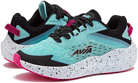Avia Avi-Storm Girls’ Sneakers - Lightweight Tennis, Athletic, Running Shoes for Girls - Blue, 13 Little Kid