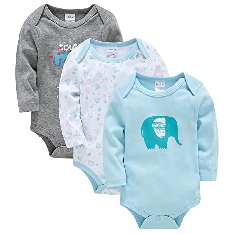 Wocharm Long Sleeve Baby Bodysuit Pack Cover