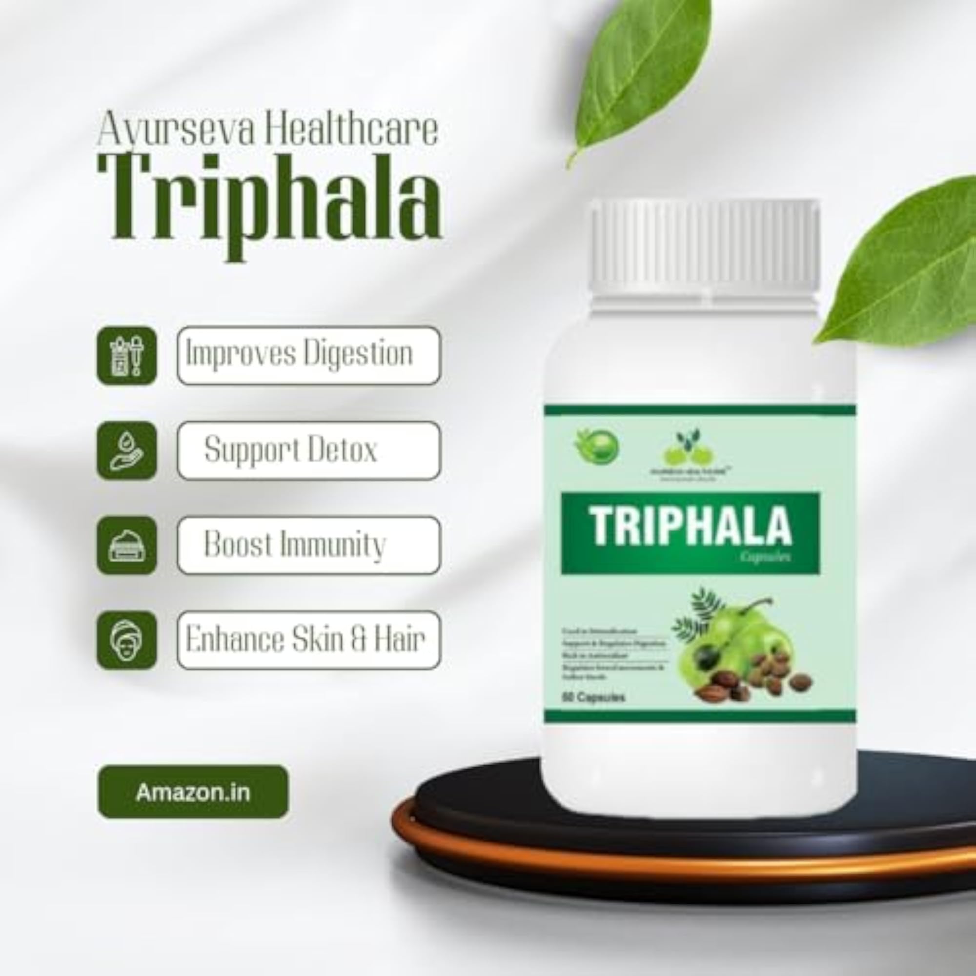 Triphala - 100% Natural Ayurvedic Supplement