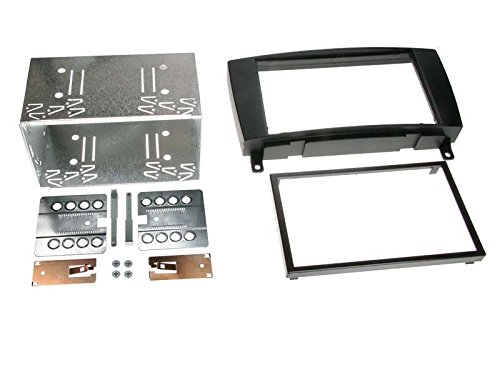 Cadre pour autoradio Mercedes CLK 07/2004 résolvant les écarts de console