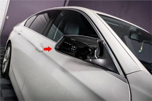 Coques rétroviseurs latéraux BMW F10 F11 Série 5 Berline 2011-2013 capuchon noir - 5