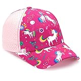 WAWSAM Casquette de Baseball Filles Ajustable Chapeau de Soleil pour Enfants Casquette Enfant Fille