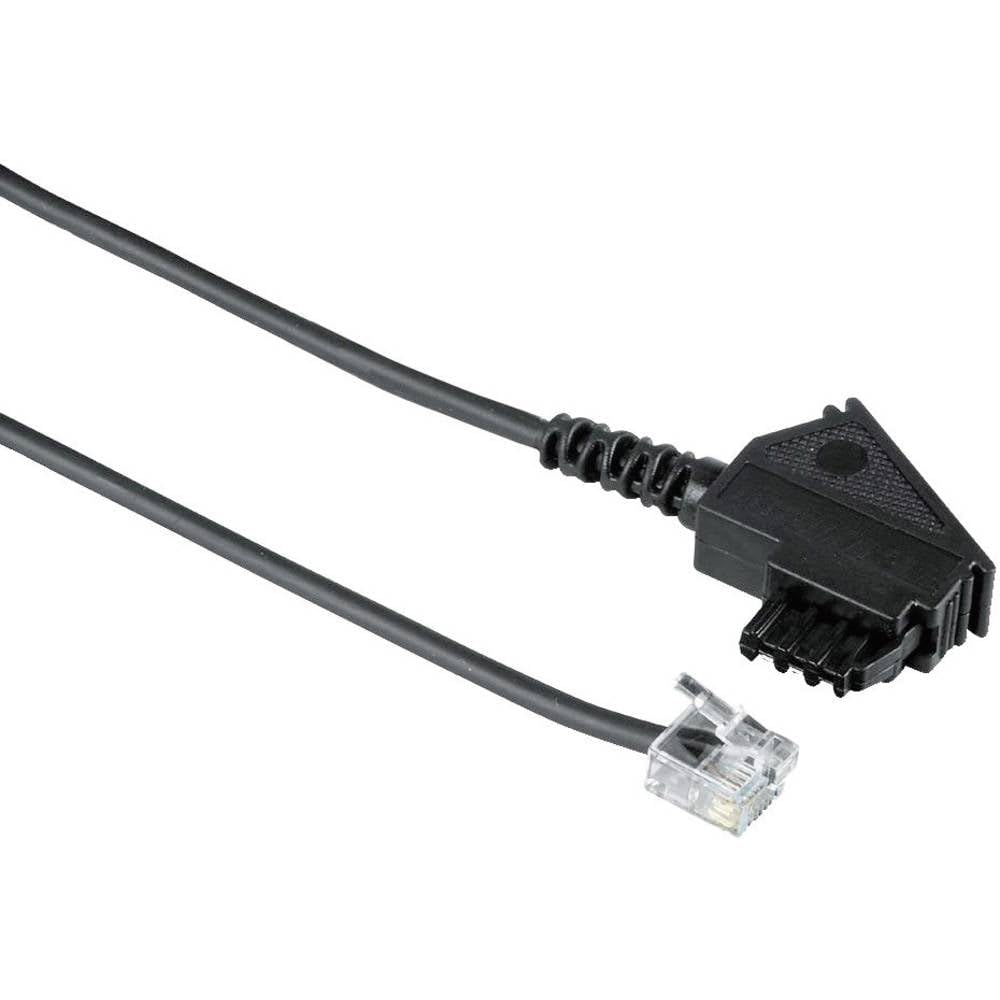 Câble box DSL Hama, connecteur TAE-F - Connecteur modulaire 8p2c 6 m