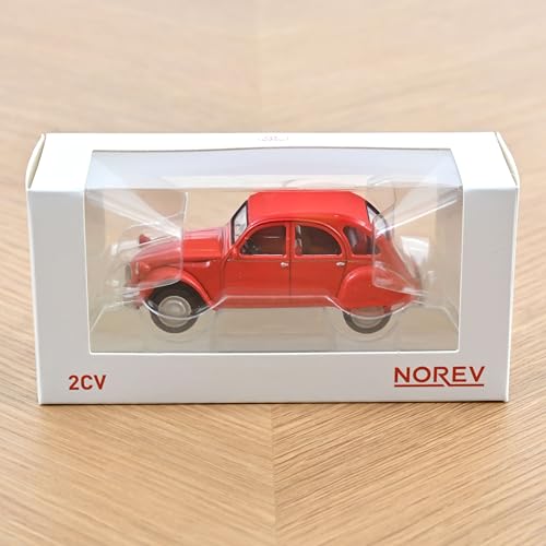 Norev Citroën 2CV 1978 Red Geranium Jet-Car 1/43 miniatura 2