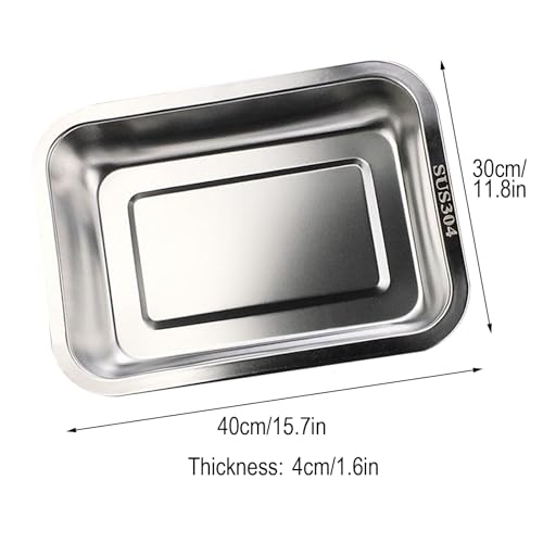 Plaque de cuisson plat inox sain pour rôtir et cuisiner - 7
