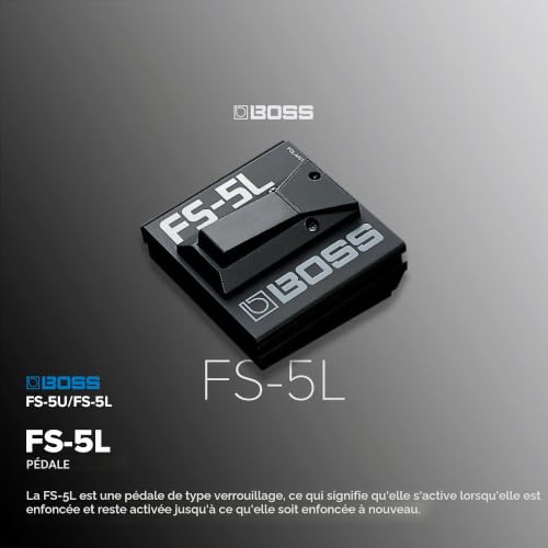 BOSS FS-5L Commutateur au pied pour contrôle ON/OFF de vos effets d'instruments de musique | Changements de son au pied | Compatible avec guitares, claviers, amplis BOSS/Roland et autres – vue 6