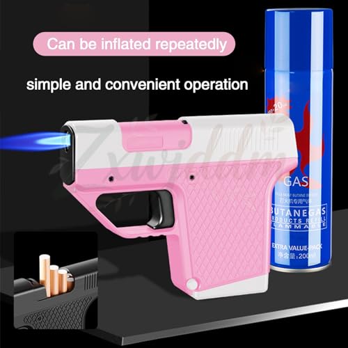 Encendedor a llama directa con estuche para cigarrillos miniatura 5