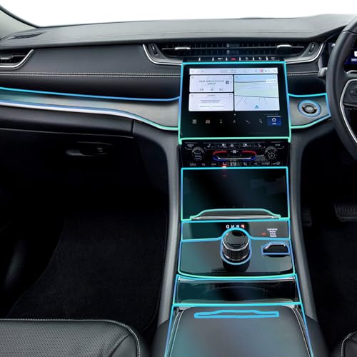 FDAIUN 車内装パーツ プロテクションフィルム ジープ グランドチェロキー 2021-2024年に適合 TPU保護フィルム カット済フィルム スクラッチガード 傷防止 自己修復機能 Jeep Grand Cherokee 車種専用 カーラッピングフィル