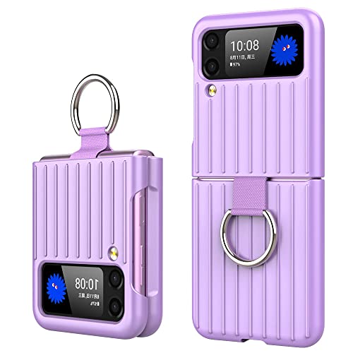 Coque Samsung Galaxy Z Flip 3 mince et violette pour vos sorties urbaines