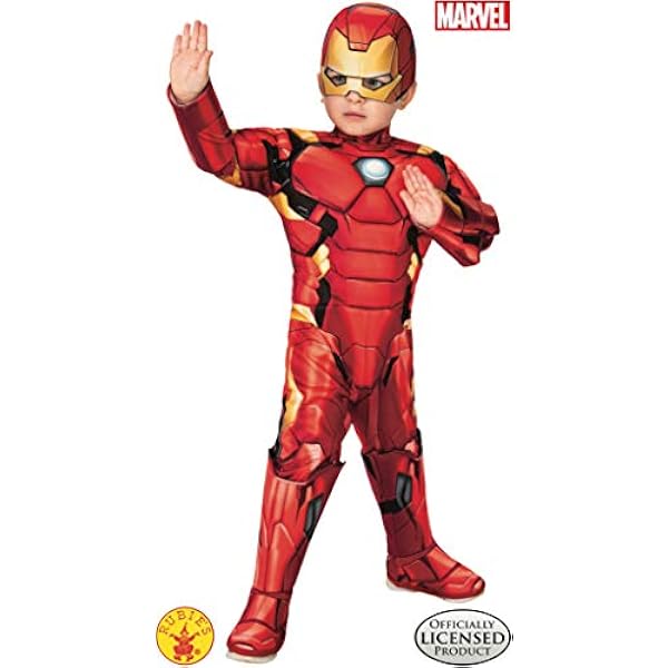 Rubie's Iron Man Deluxe Toddler Fancy Dress Costume Toddler