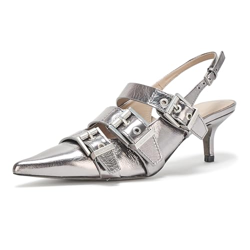Women's Grace Buckle Heel Pump