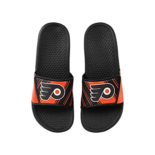 Image of FOCO Men's NHL Team Logo Sport Shower Legacy Slide Flip Flop Sandals