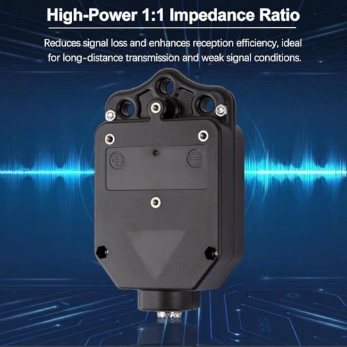 Antena impermeable de radio dipolo con adaptador balun 1-54MHz 6