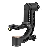 頑丈な 360° パノラマ ジンバル三脚ヘッド アルミニウム合金 15kg/33lbs 耐荷重 1/4 インチねじ付き クイック リリース プレート バブル レベル デジタル一眼レフ カメラ用