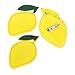 FAVOMOTO Citron Broches Feutre Fruits Épinglette 3Pcs Badges Chandail Châle Écharpe Boucle pour Vêtements Chapeaux À Dos Vestes De Noël Nouveau Année Bijoux